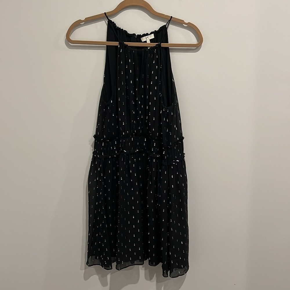 Joie Althia B fil coupé silk-blend georgette mini dress - Picture 3 of 6